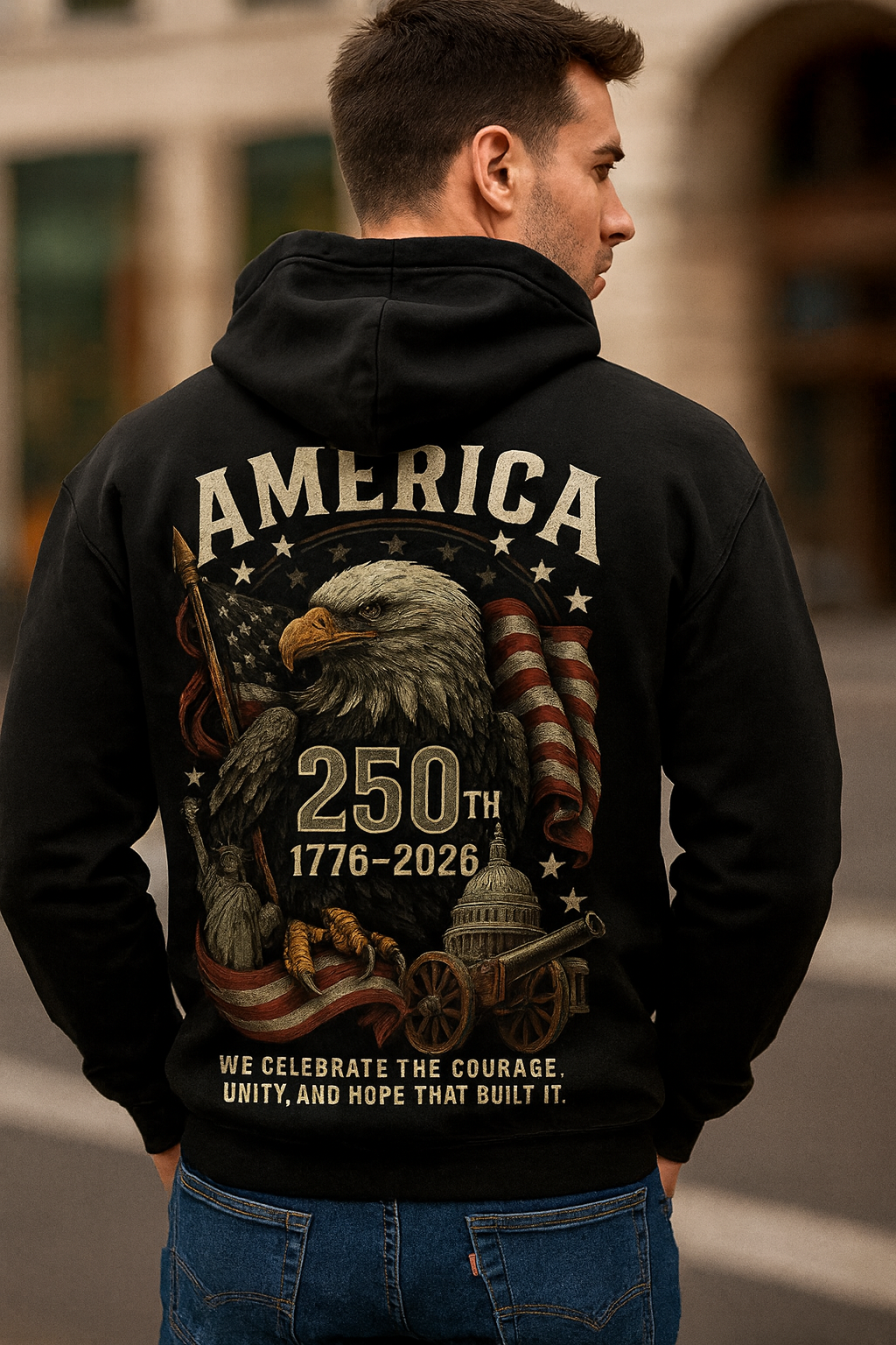 America's 250th Birthday Hooded Sweatshirt