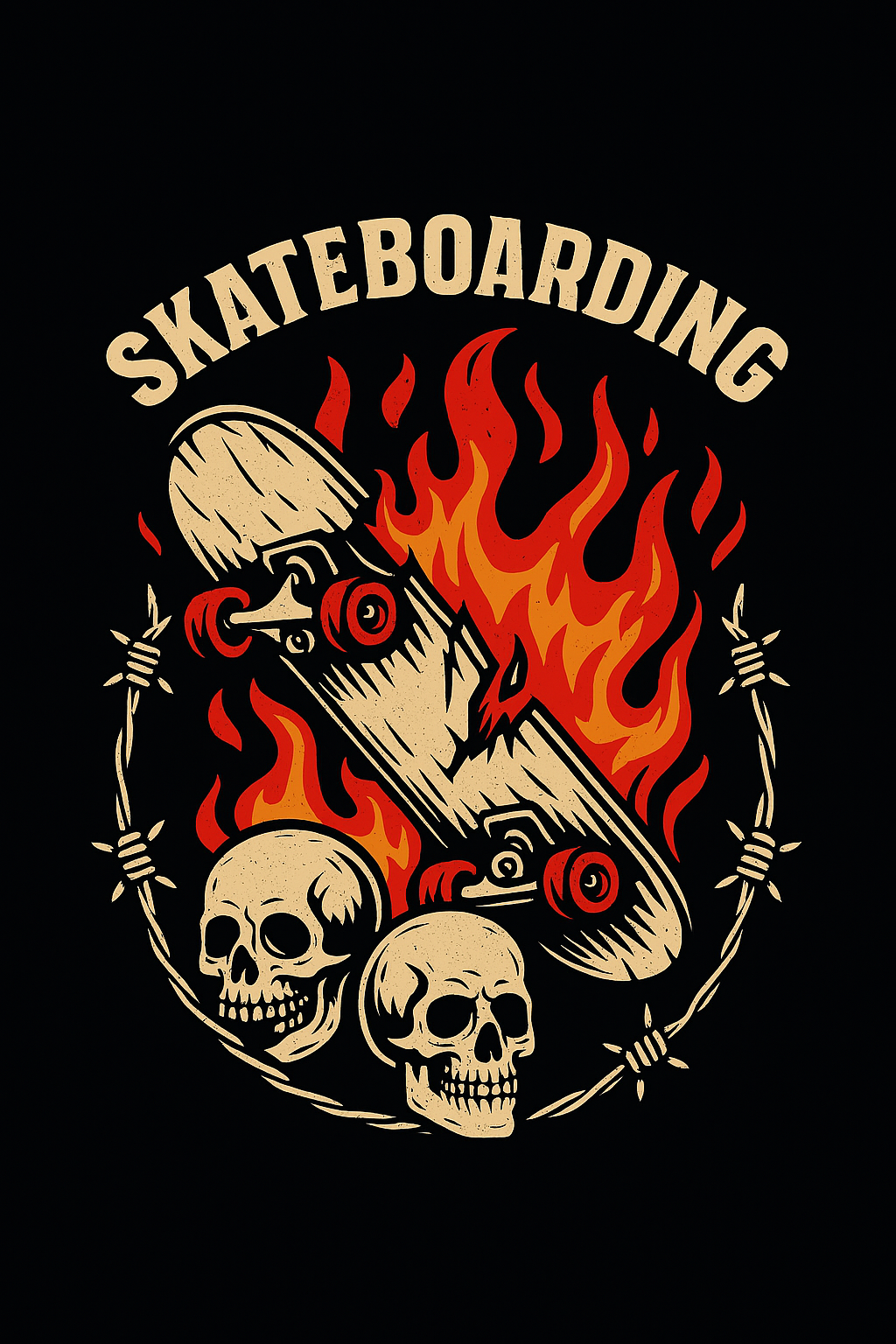 Skateboarding Tee